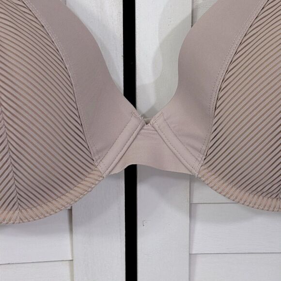 ThirdLove Plunge Push Up Bra 36E Taupe Underwire - Picture 5 of 12